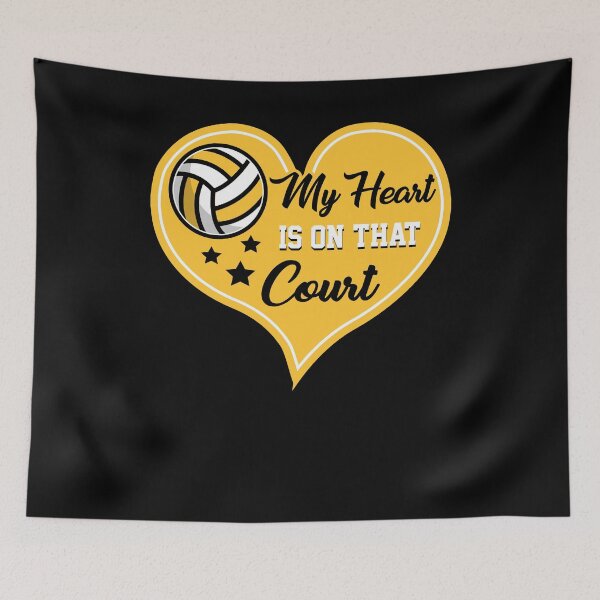 Item preview, My Heart Is On That Court | volleyball shirt | volleyball gifts | volleyball player t-shirt | volleyball women | volleyball coach | volleyball coach gift | volleyball mom | volleyball men designed and sold by Kreature Look.