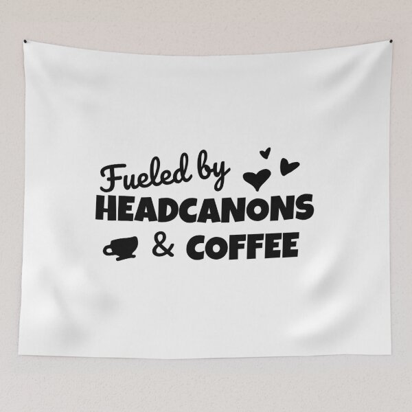 Item preview, Funny Fanfiction Lover Fueled by Headcanons and Coffee designed and sold by shmodev.