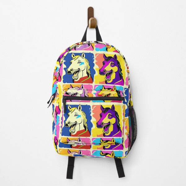 Item preview, Modern Abstract Pop Art Style Laughing Horse Drawing designed and sold by thejoyker1986.
