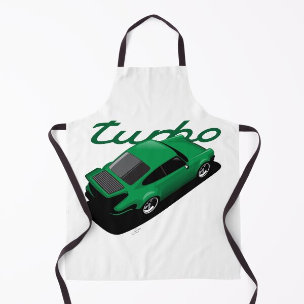 Item preview, Porsche 930 Illustration Green turbo designed and sold by blackdogshop.