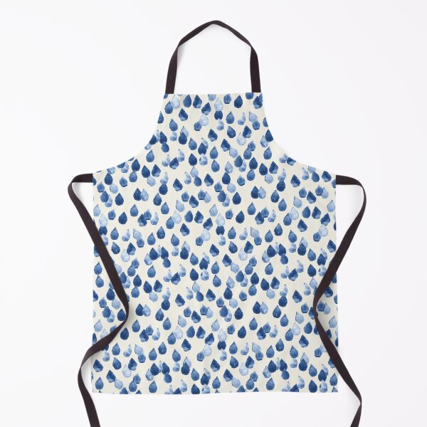 Item preview, Blockprint Raindrops designed and sold by Sorbier-Studio.