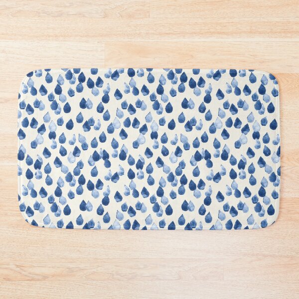 Item preview, Blockprint Raindrops designed and sold by Sorbier-Studio.