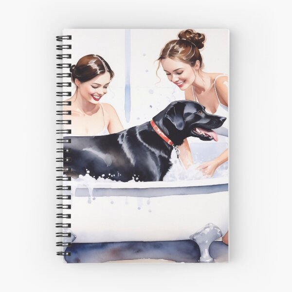 Item preview, Dog in the bathtub designed and sold by M-Y-A-R-T-.