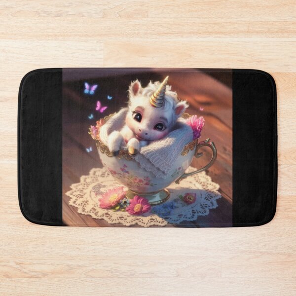 Item preview, Baby unicorn in teacup designed and sold by Darcie Smith.