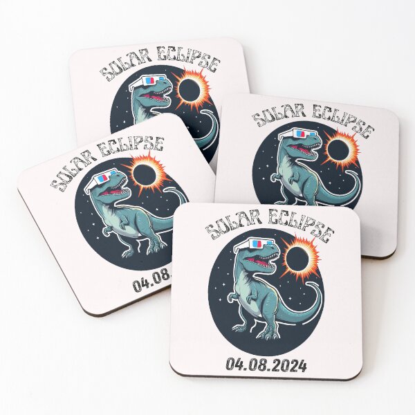 Item preview, total Solar Eclipse T-rex Dinosaur April 8. 2024 designed and sold by BOUCHERIT amine.