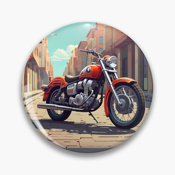 Item preview, RED MOTORCYCLE designed and sold by AmazingBackDrop.