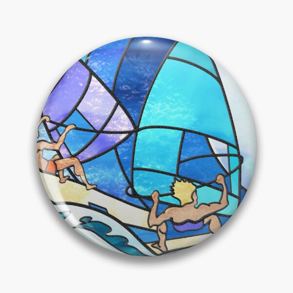 Item preview, Nocturnal Navigator: Retro Windsurfing designed and sold by Wind-Wizard.