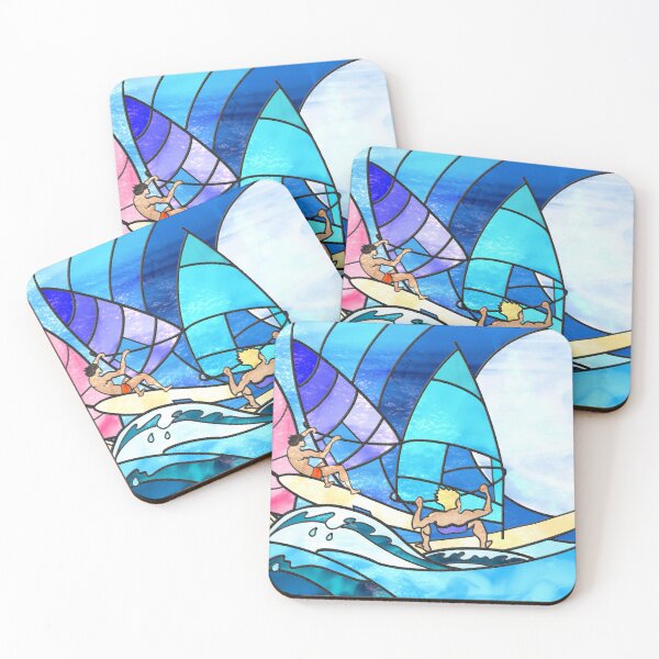 Item preview, Nocturnal Navigator: Retro Windsurfing designed and sold by Wind-Wizard.