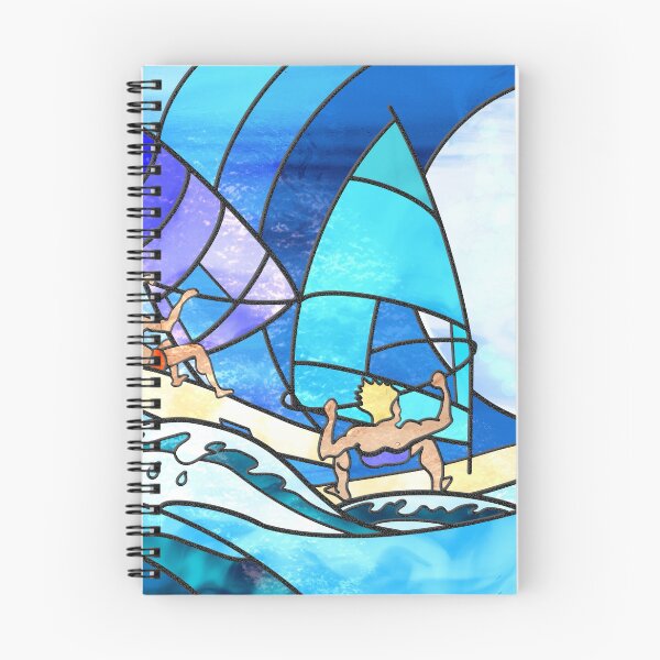 Item preview, Nocturnal Navigator: Retro Windsurfing designed and sold by Wind-Wizard.