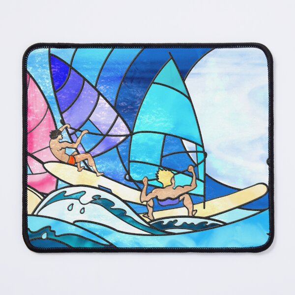 Item preview, Nocturnal Navigator: Retro Windsurfing designed and sold by Wind-Wizard.