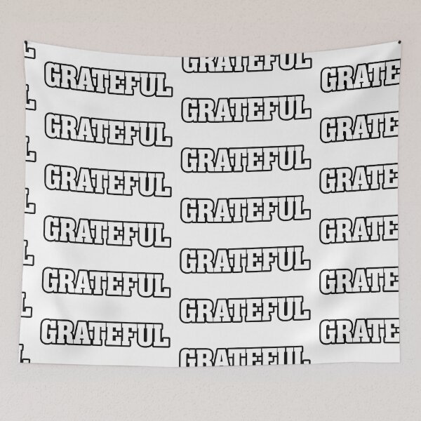 Item preview, Grateful b&w designed and sold by Nelli Designz.