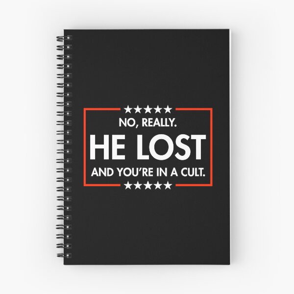 Item preview, He Lost And You're In A Cult (on black) designed and sold by Thelittlelord.
