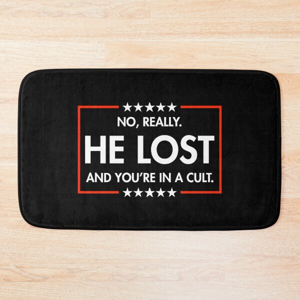 Item preview, He Lost And You're In A Cult (on black) designed and sold by Thelittlelord.