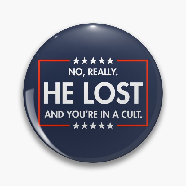 Item preview, He Lost And You're In A Cult (on blue) designed and sold by Thelittlelord.