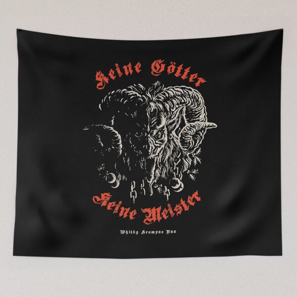 Item preview, Whitby krampus Run - Keine Götter Keine Meister designed and sold by Whitby-Krampus.