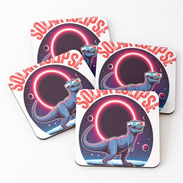 Item preview, total Solar Eclipse T-rex Dinosaur April 8. 2024 designed and sold by BOUCHERIT amine.