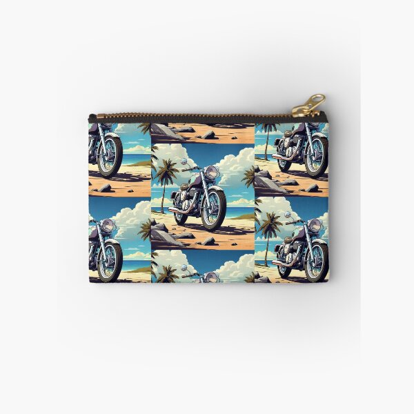 Item preview, MOTORCYCLE ON THE BEACH designed and sold by AmazingBackDrop.