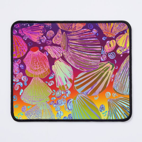 Item preview, Seashells pattern - vibrant gradient mix designed and sold by JaReVa.