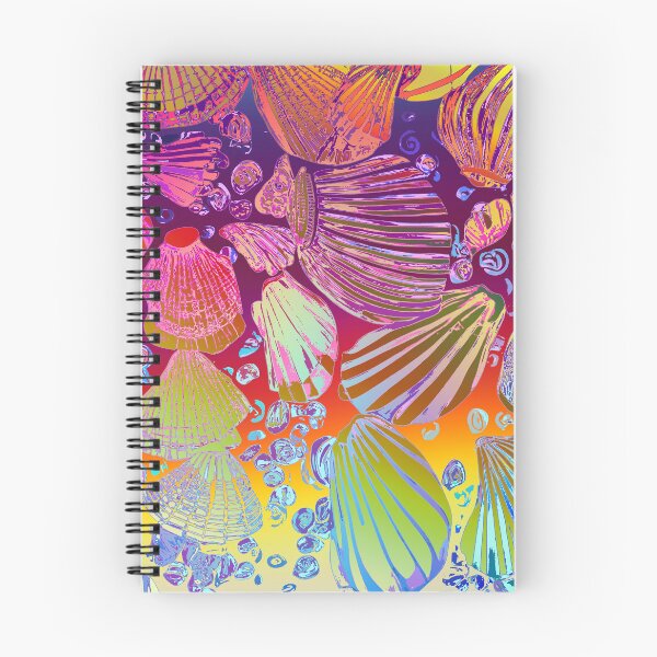 Item preview, Seashells pattern - vibrant gradient mix designed and sold by JaReVa.