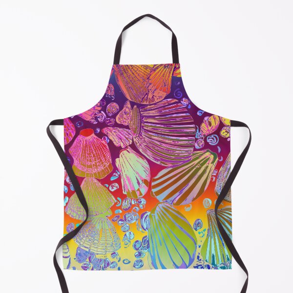 Item preview, Seashells pattern - vibrant gradient mix designed and sold by JaReVa.