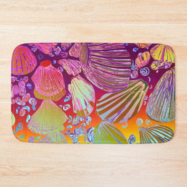 Item preview, Seashells pattern - vibrant gradient mix designed and sold by JaReVa.