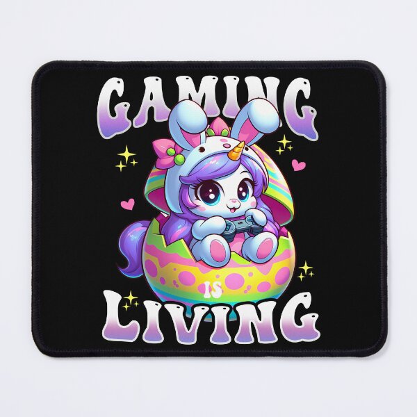 Item preview, Unicorn Girls kids Gamer Funny Video Game Bunny Easter Day designed and sold by JUSTBEELEGANT.