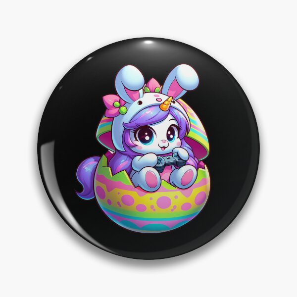 Item preview, Unicorn Girls kids Gamer Funny Video Game Bunny Easter Day designed and sold by JUSTBEELEGANT.