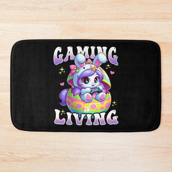 Item preview, Unicorn Girls kids Gamer Funny Video Game Bunny Easter Day designed and sold by JUSTBEELEGANT.