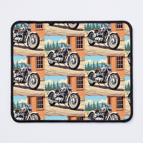 Item preview, CLASSIC MOTORCYCLE designed and sold by AmazingBackDrop.