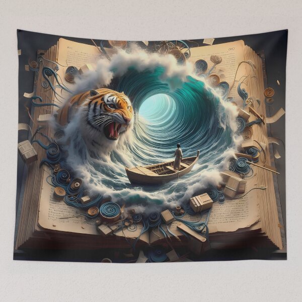 Item preview, Life of Pi book designed and sold by Vibranta Studio.