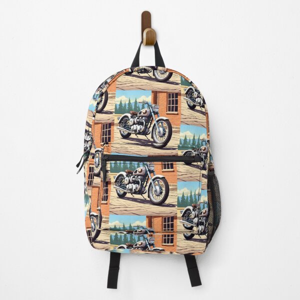 Item preview, CLASSIC MOTORCYCLE designed and sold by AmazingBackDrop.