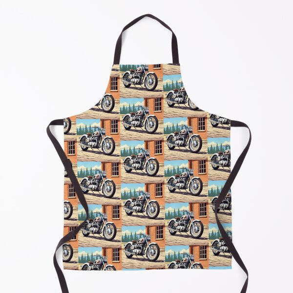 Item preview, CLASSIC MOTORCYCLE designed and sold by AmazingBackDrop.