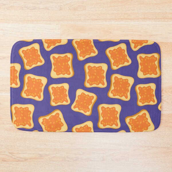 Item preview, Beans on Toast Food Pattern designed and sold by HotHibiscus.