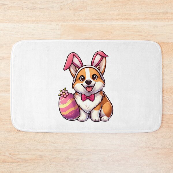 Item preview, Corgi Bunny Joy Easter designed and sold by EpicPaws.