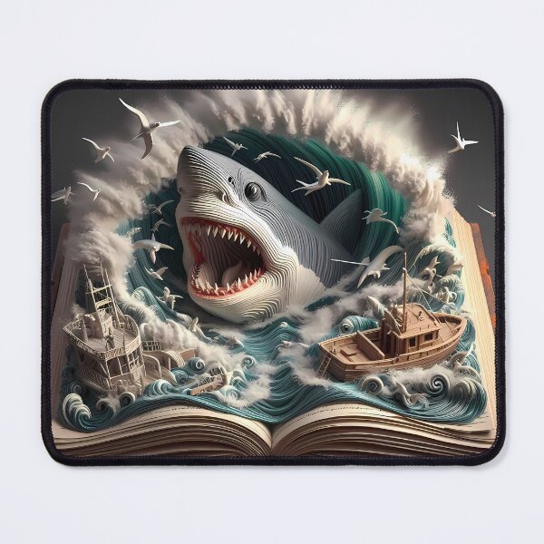 Item preview, Shark in a book designed and sold by Vibranta Studio.