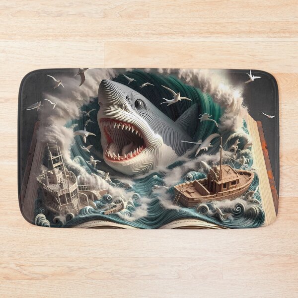 Item preview, Shark in a book designed and sold by Vibranta Studio.