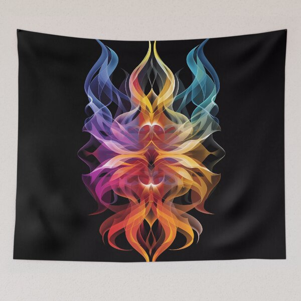 Item preview, “Flare Fusion: Symmetrical Insights into PyroCorp” designed and sold by Art-Vortex-fr.