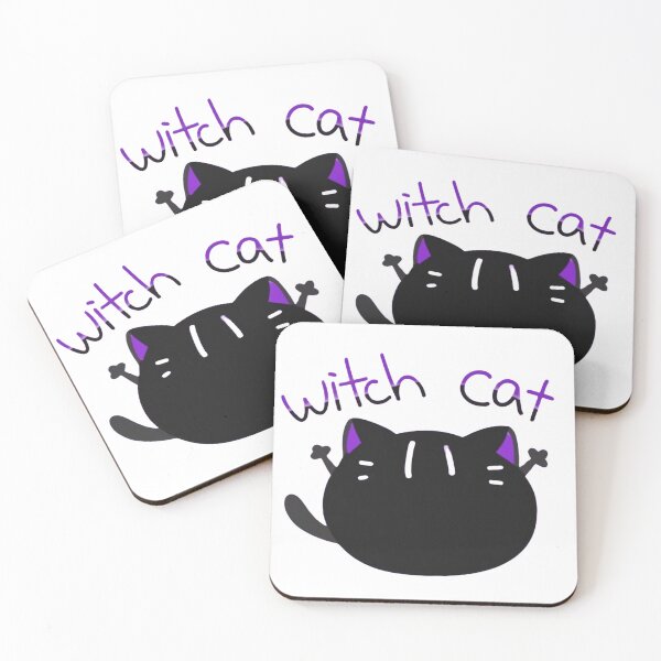 Item preview, Little black cat illustration without background designed and sold by witchcatcat.