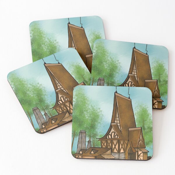 Item preview, Aged Architectural Grace: Vintage House Artwork designed and sold by Graciaisgrace.