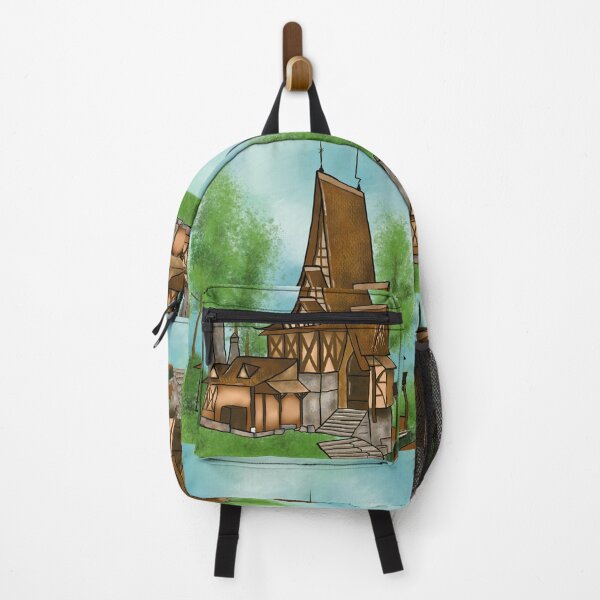 Item preview, Aged Architectural Grace: Vintage House Artwork designed and sold by Graciaisgrace.