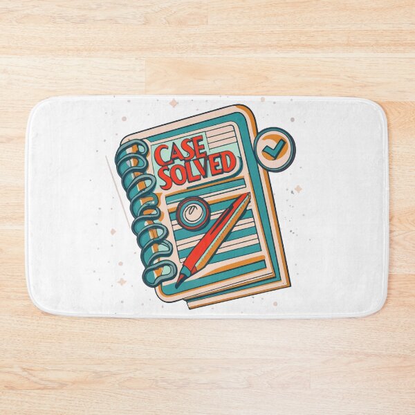 Item preview, Vintage Detective Notepad 'Case Solved' Design designed and sold by NiftyWrx.