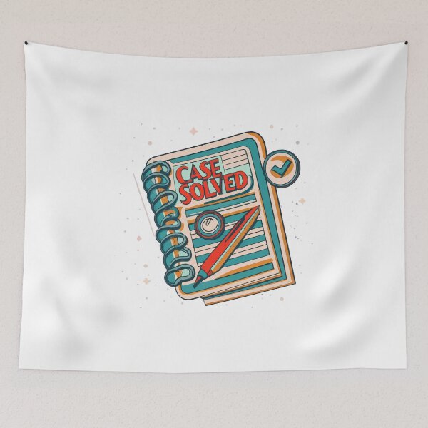 Item preview, Vintage Detective Notepad 'Case Solved' Design designed and sold by NiftyWrx.
