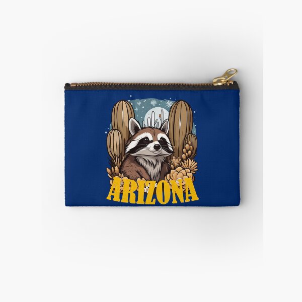 Item preview, Arizona Ring-tailed Cat Surrounded by White Cacti Blossom designed and sold by taiche.