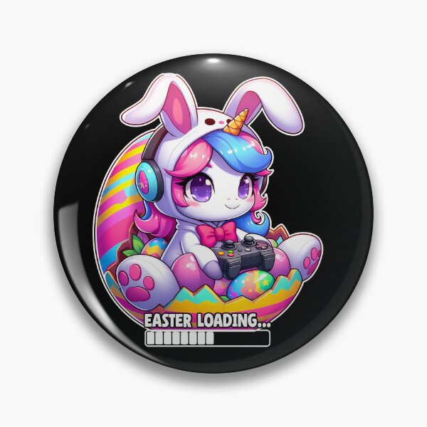 Item preview, Unicorn Girls kids Gamer Funny Video Game Bunny Easter Day designed and sold by JUSTBEELEGANT.