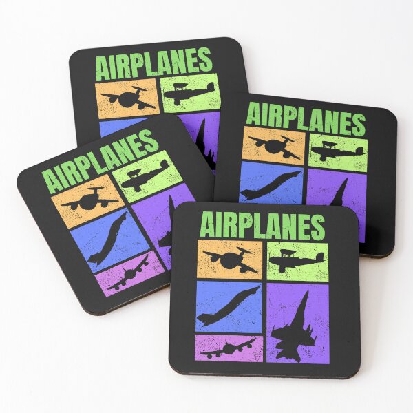 Item preview, Distressed Color Block Air Planes designed and sold by AlienOccupation.