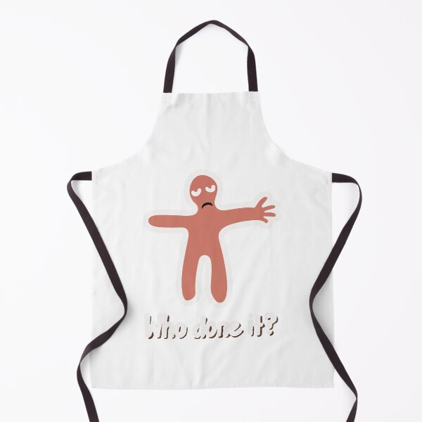 Item preview, Cartoonish Crime Scene Chalk Outline with 'Who done it?' Quote designed and sold by NiftyWrx.