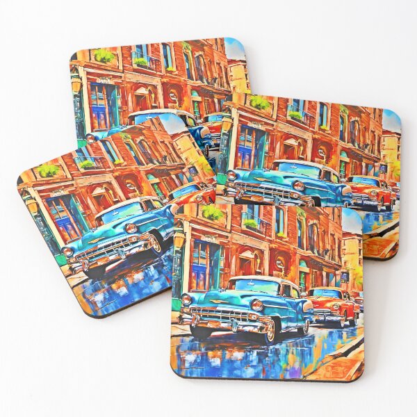 Item preview, Classic Cars Urban Scene designed and sold by Health And Fitness Posts e-Store.