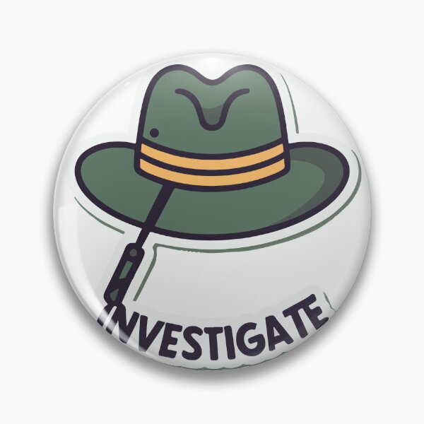 Item preview, Stylish Detective Hat 'Investigate' Design designed and sold by NiftyWrx.