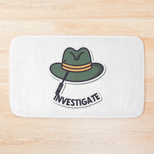 Item preview, Stylish Detective Hat 'Investigate' Design designed and sold by NiftyWrx.