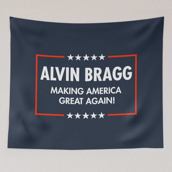 Item preview, Alvin Bragg is making America great again (blue) designed and sold by Thelittlelord.